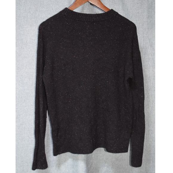 Something Navy Black Speckled Crewneck Sweater – Size XS - Picture 3 of 3